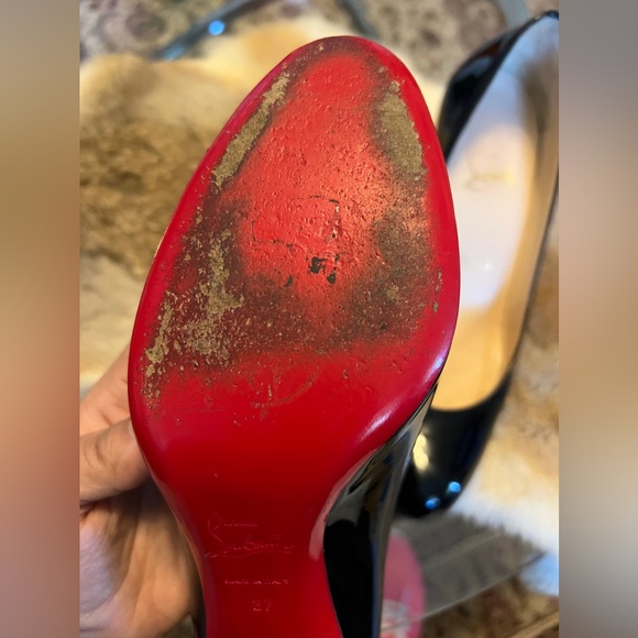 Christian Louboutin Patent
Leather Pumps It 37 black 85mm - Picture 7 of 15